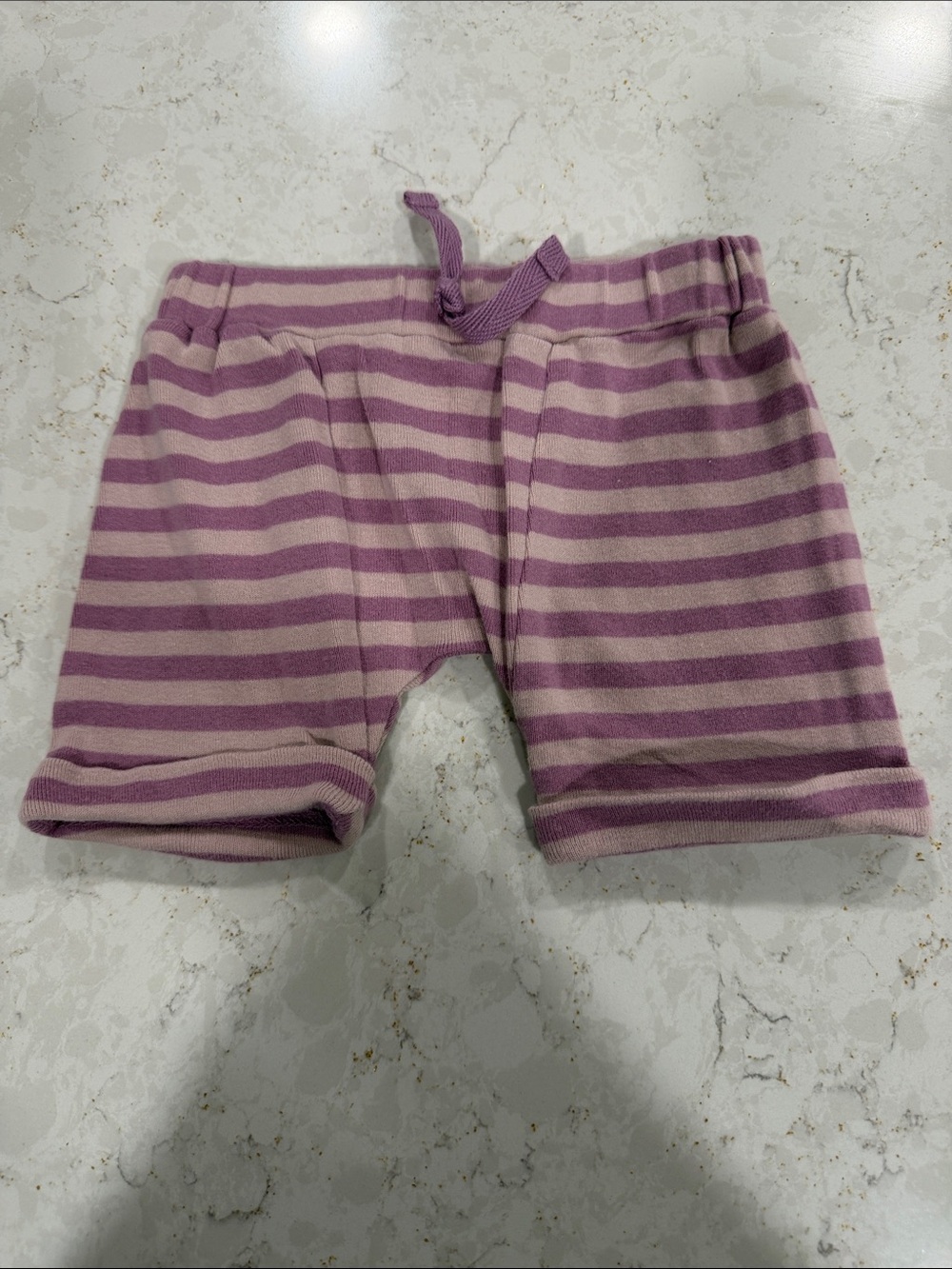 Kate Quinn Panda Short Lilac Stripe Organic Cotton
